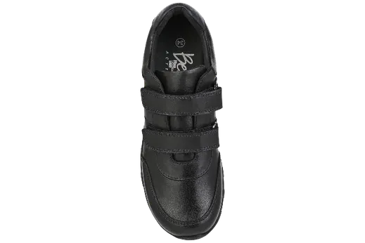 Benelaccio Boys' Leather Moc Toe Velcro Casual Shoes - view 14